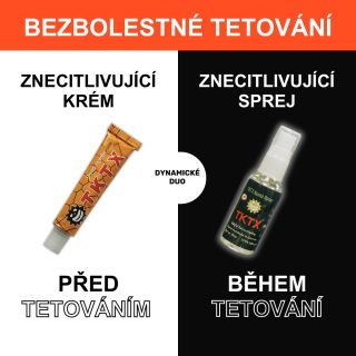 TKTX krém v kombinaci se sprejem tě udrží znecitlivělého celý den! Najdeš na: Mamradkerky.cz